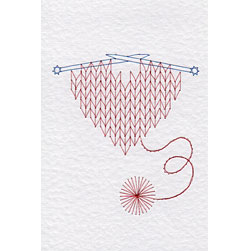 Stitching Cards Knitting Pattern