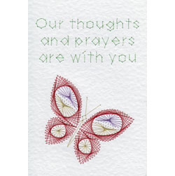 Stitching Cards Butterfly Thoughts Pattern – Stitching Cards